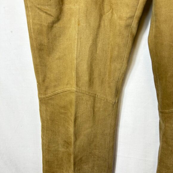 VTG 70s Van Heusen Men's Camel Tan Brushed Twill 2 Piece Leisure Suit Size 38 - Picture 10 of 15